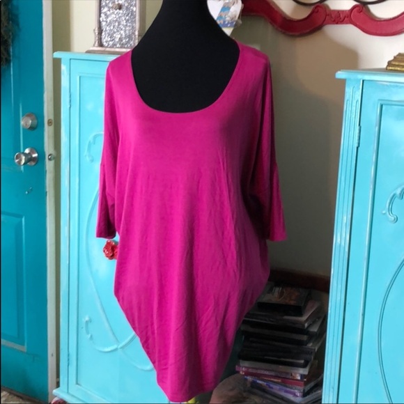Agnes & Dora Tops - NWT Agnes & Dora Fuchsia Tunic Size XXL